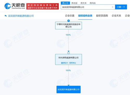 宁德时代在宜宾成立新能源公司，强化信息系统集成服务布局